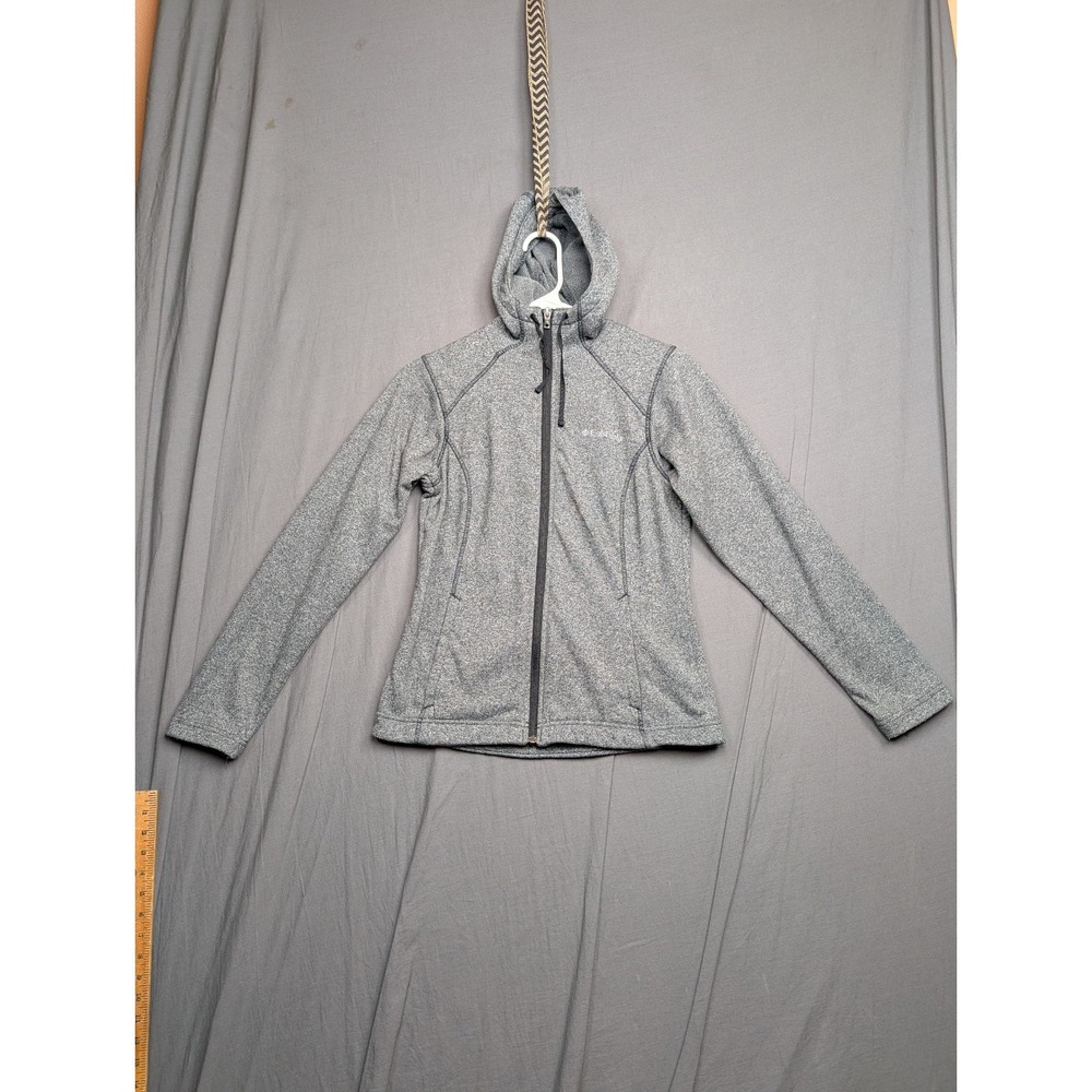 Columbia Women's Gray Full Zip Fleece Hoodie Jacket XS